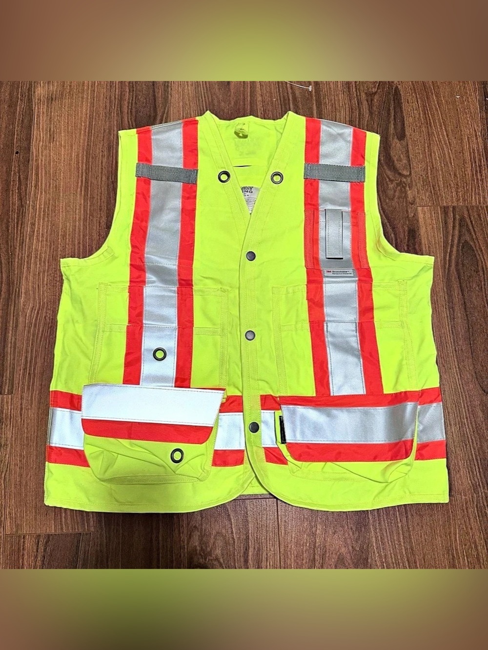 Big K High Visibility Surveyor Safety Vest Safety Vest Size Medium
